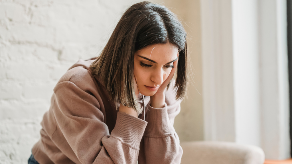 stressed woman